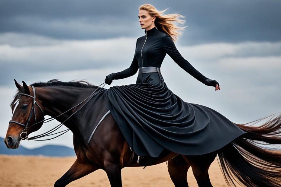 Equine-Ethical Fashion Design Incorporating Kinetic Textiles