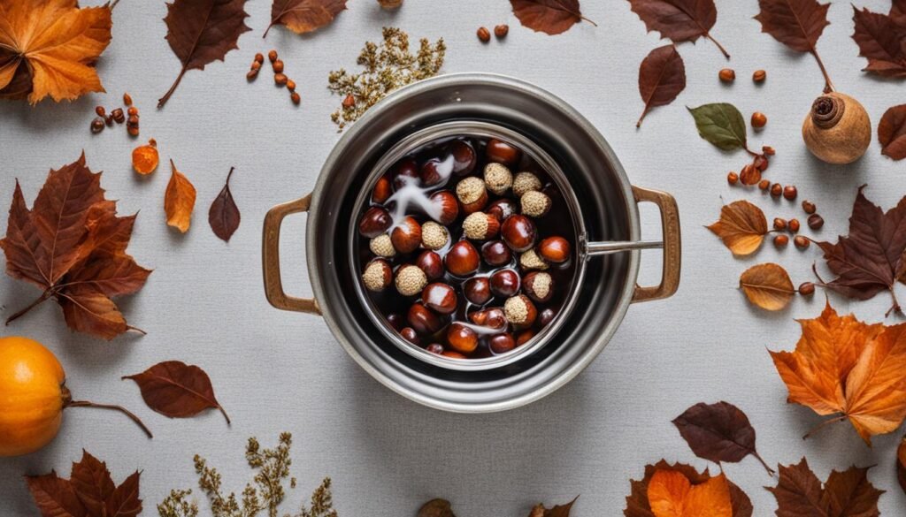 horse chestnut dyeing