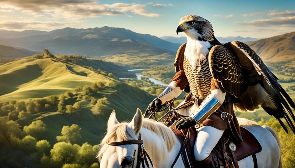 horseback falconry